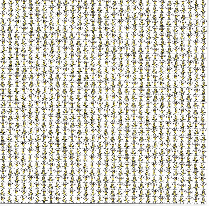 Ink Blotter Paper - Bananagram Tâm LSD Axit Blotter Hoa