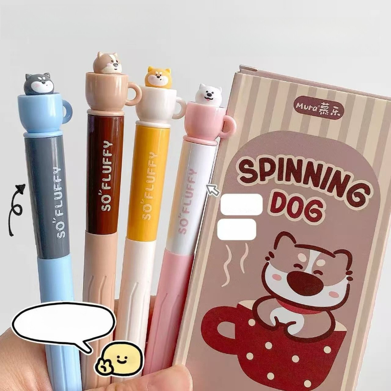 Kawaii Stationery Rotating Tea - đánh giá và giá Gel Refill Pack