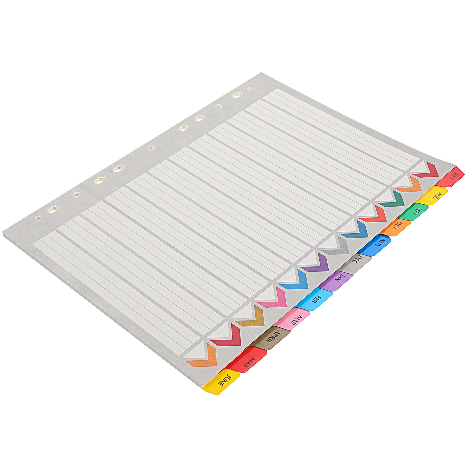 12Sheets Binder Dividers Tabs  - đánh giá và giá Tab Divider A4