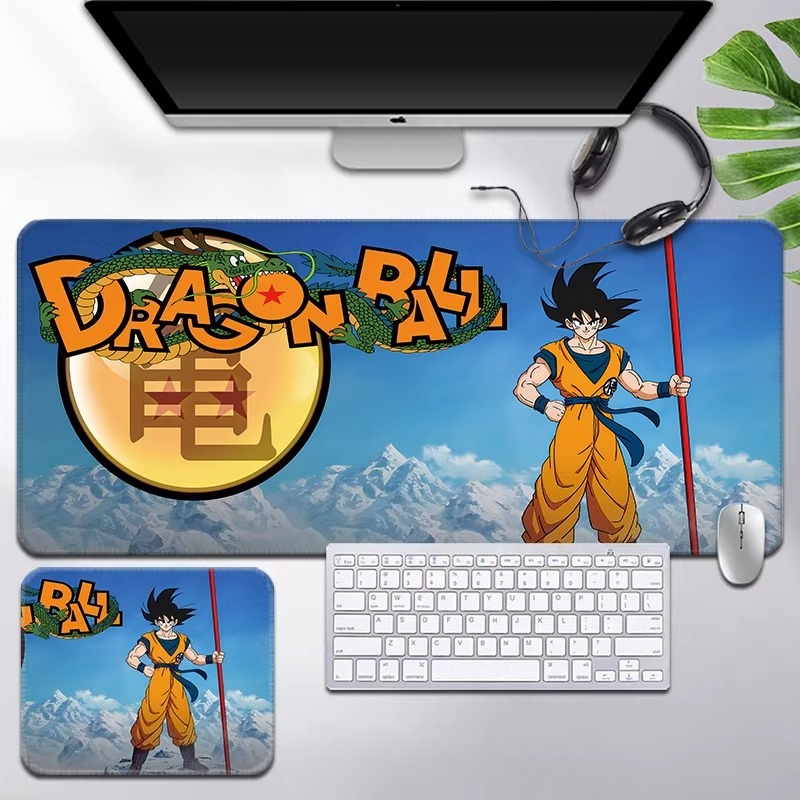 Cartoon HD Print Dragon Ball L - đánh giá và giá Leather Desk Pad