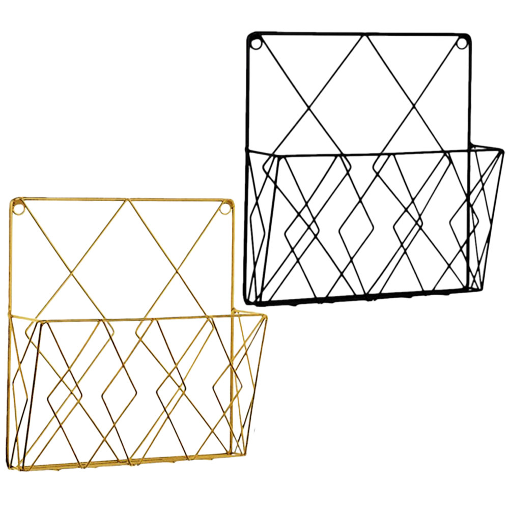 2Pcs Premium Metal Wall File O - đánh giá và giá Magazine Holder Rack