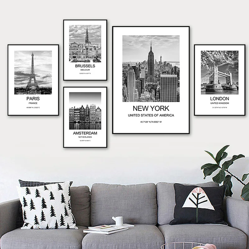City Poster New York London Pa - đánh giá và giá Ink Blotter Paper