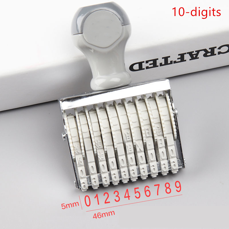 Portable 8/10 Digits Number St - đánh giá và giá Rubber Date Stamp