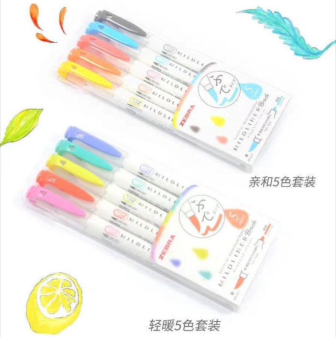 ZEBRA Mildliner Highlighters P - đánh giá và giá Zebra Pen Sarasa