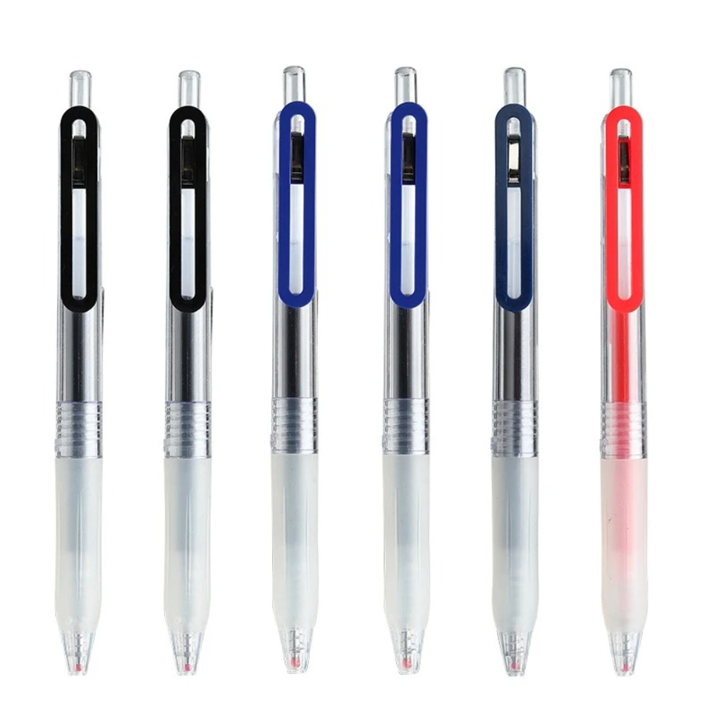 0.5mm Ink MUJIS Press Gel Pen  - đánh giá và giá Muji Stationery Gel Pen
