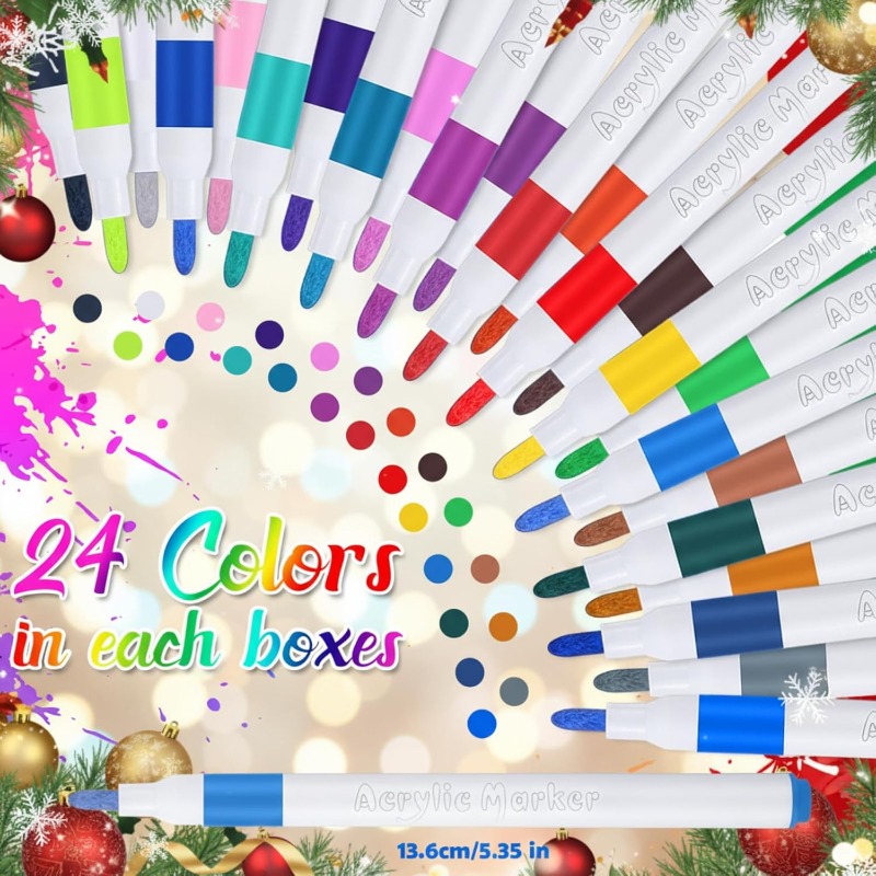 12/24/36 Colors Acrylic Paint  - đánh giá và giá Copic Marker Classic
