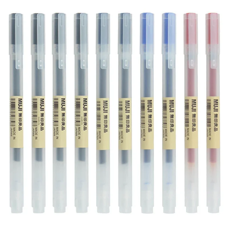 10-30Pcs/Set 0.38/0.5mm Gel pe - đánh giá và giá Muji Stationery Gel Pen