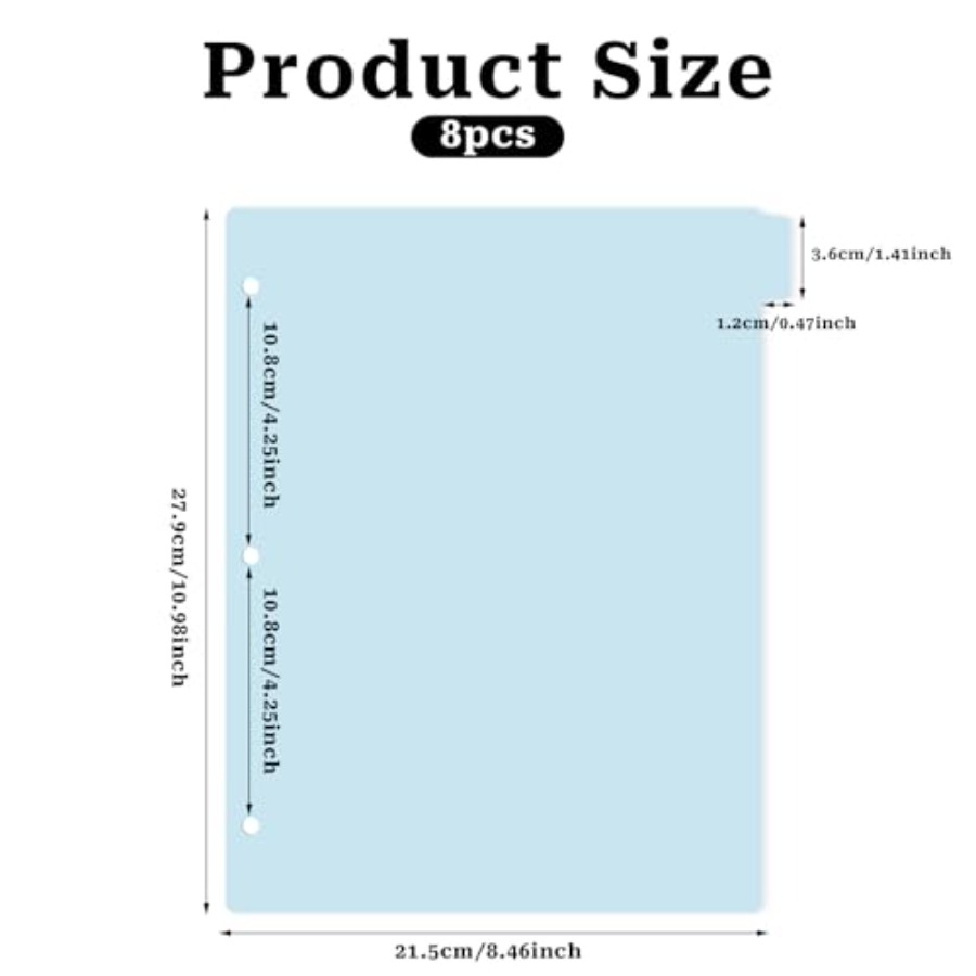 3 Ring Binder Dividers with 8- - đánh giá và giá Tab Divider A4