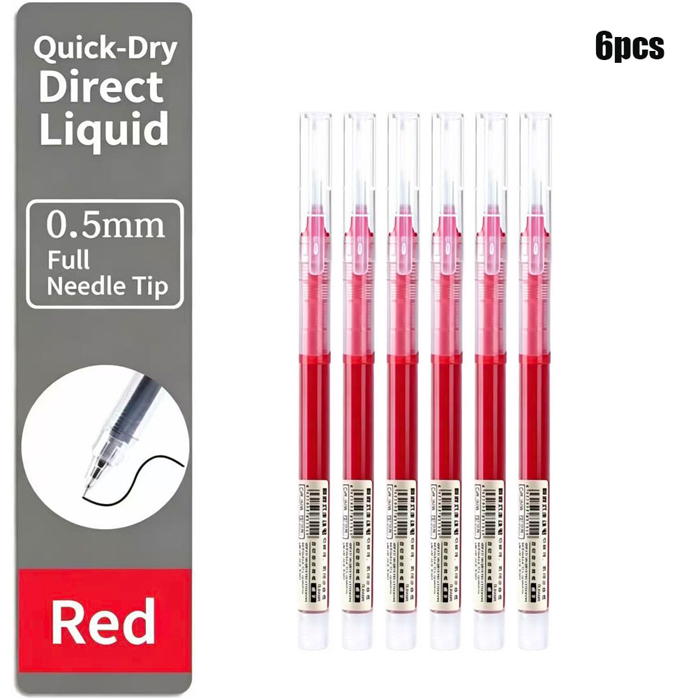 6 Pack Click Gel Pens 0.5mm Bl - đánh giá và giá Gel Refill Pack