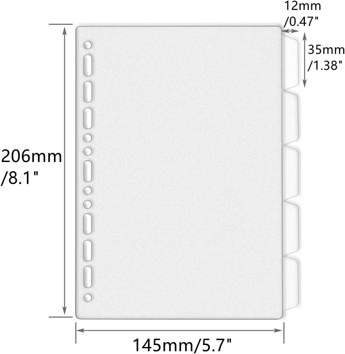 A4 A5 B5 Binder Dividers Gener - đánh giá và giá Tab Divider A4