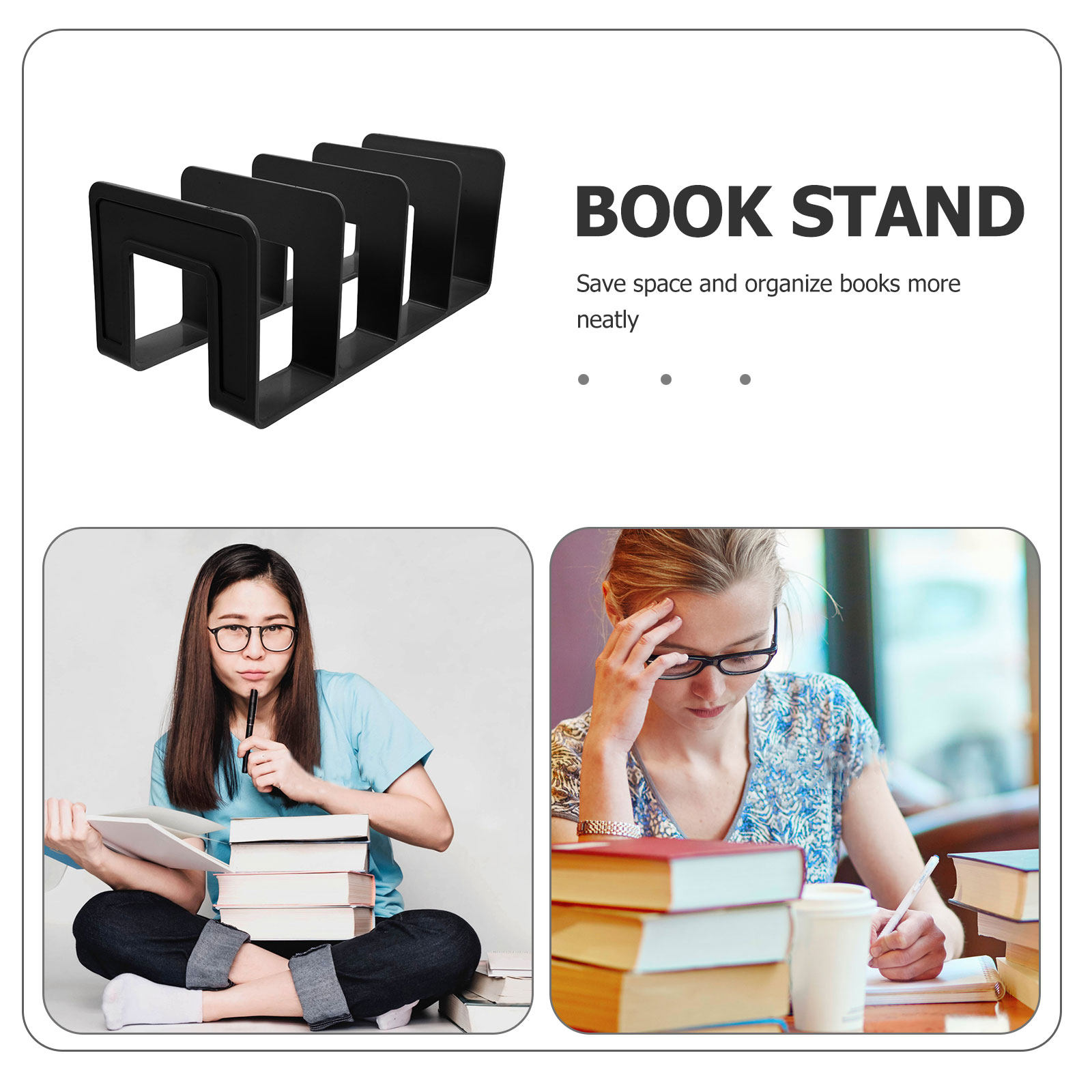 Book Holder for Shelf Desktop  - đánh giá và giá Magazine Holder Rack
