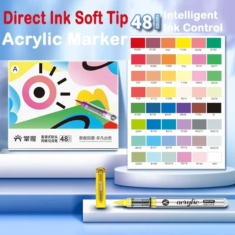 GRASP 120/1 Colors Acrylic Mar - đánh giá và giá Copic Marker Classic