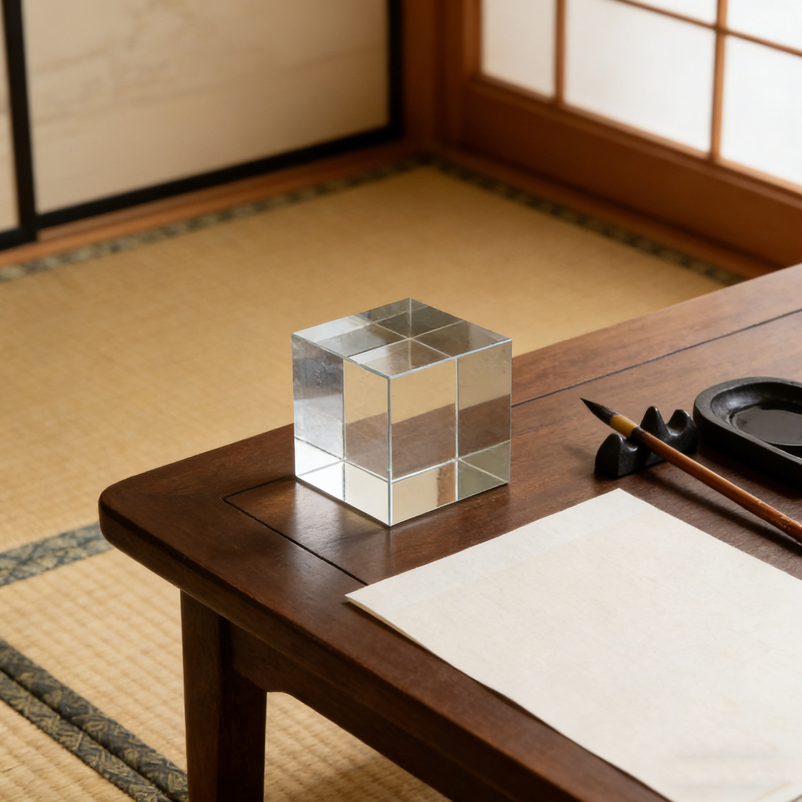 Clear Square Crystal Paperweig - đánh giá và giá Book Weight Glass