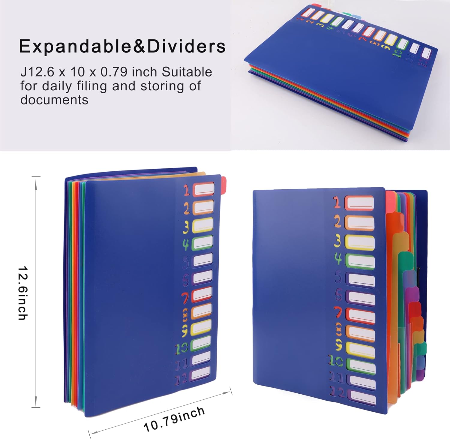 A4 Size Rainbow Tab Expanding  - đánh giá và giá Tab Divider A4
